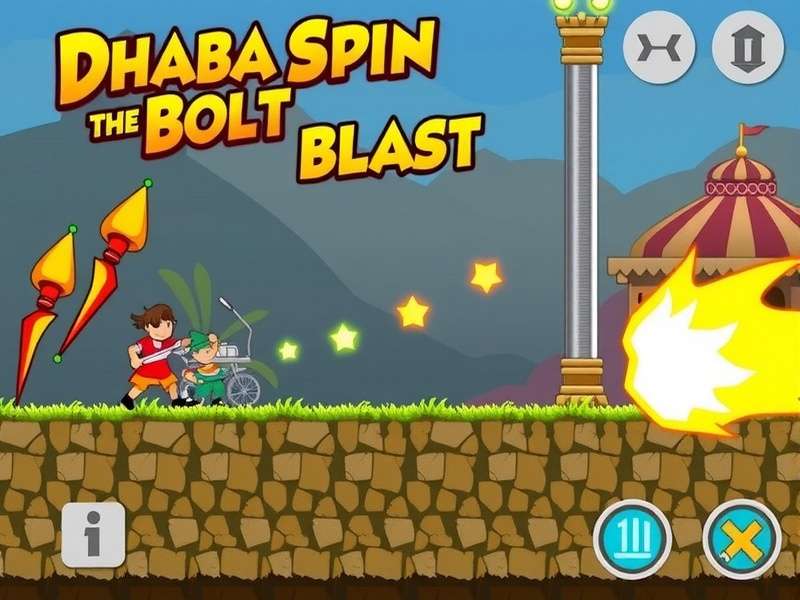 Dhaba Spin Bolt Blast Game Banner